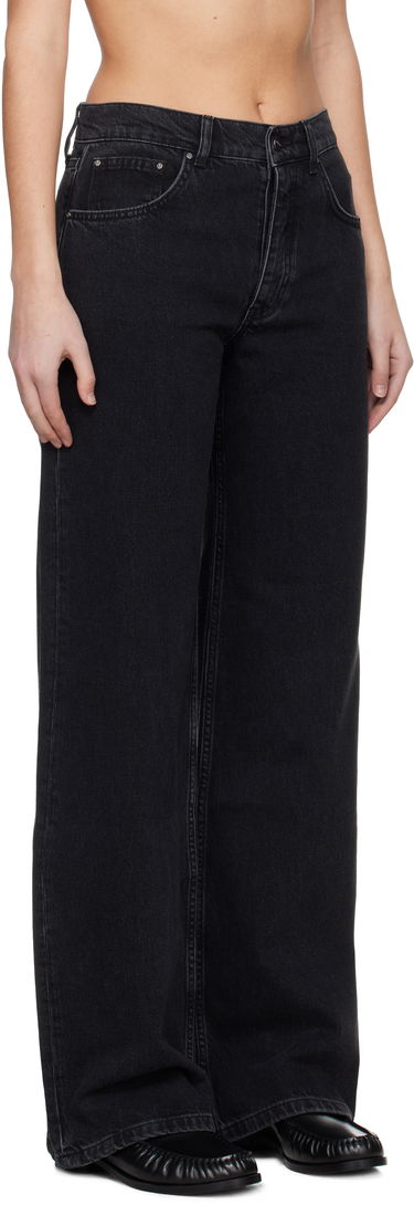 Džínsy Anine Bing Hugh Black Denim Jeans Čierna | A-06-1134-009, 4