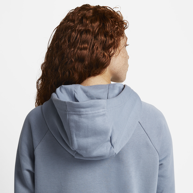 Mikina Nike Sportswear Essential Fleece Pullover Hoodie Modrá | DX2316-493, 3
