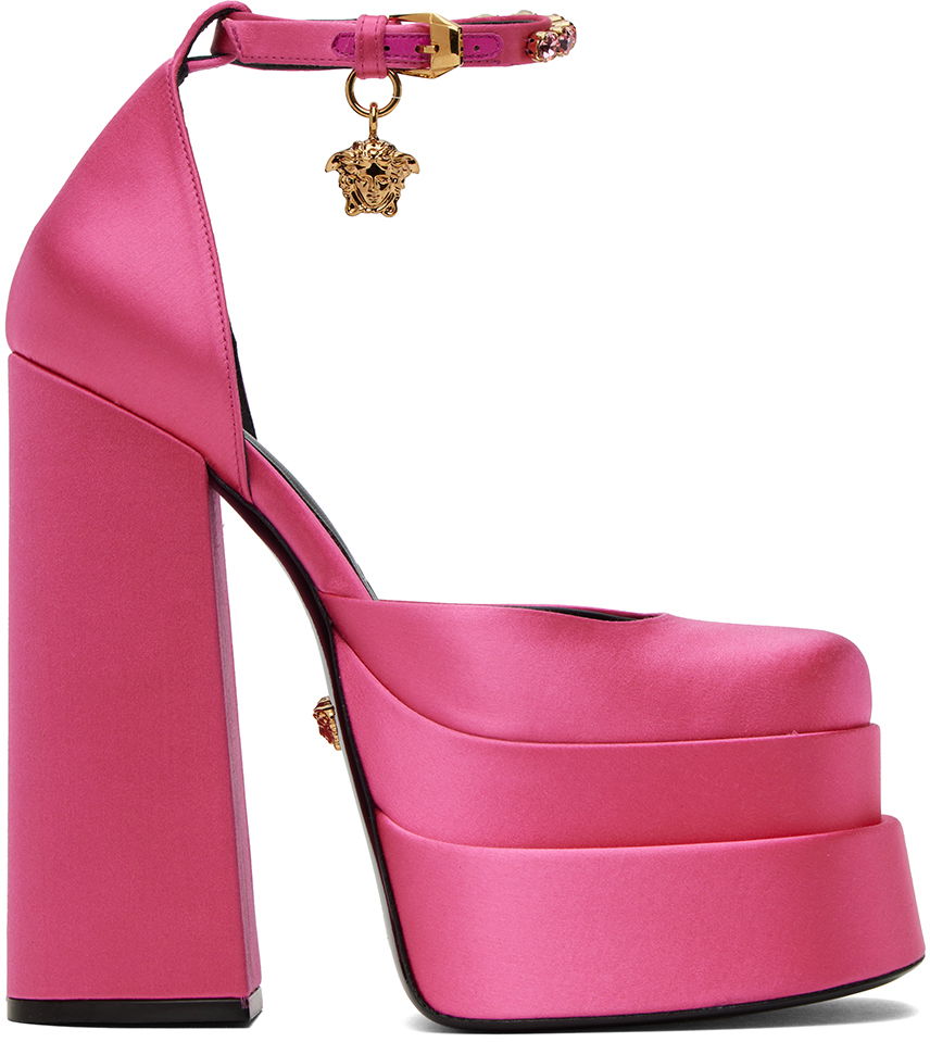 Tenisky a topánky Versace Medusa Aevitas Platform Heels "Pink" Ružová | 1002005_DRA67, 0