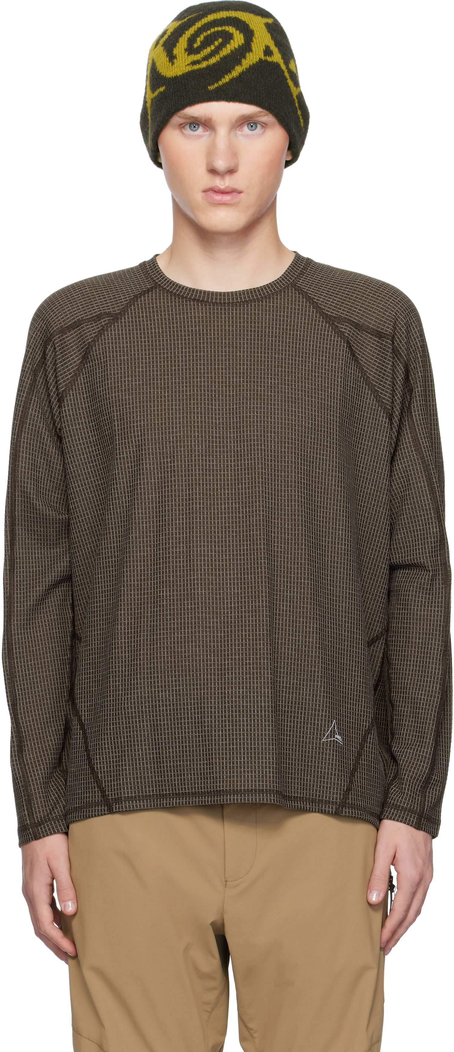 Tričko ROA Base Layer Stretch Ripstop Longsleeve T-shirt Hnedá | RBMW0305WO12, 0