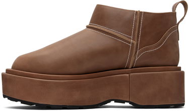 Doplnky We11done We11done Pull-Loop Platform Boots Hnedá | WD-AO1-23-468-W-BR, 2