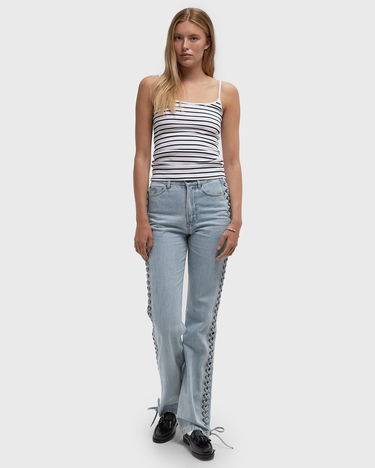 Tielko envii Enally Slim Striped Tank Top Biela | E25200071-CLR002245, 2