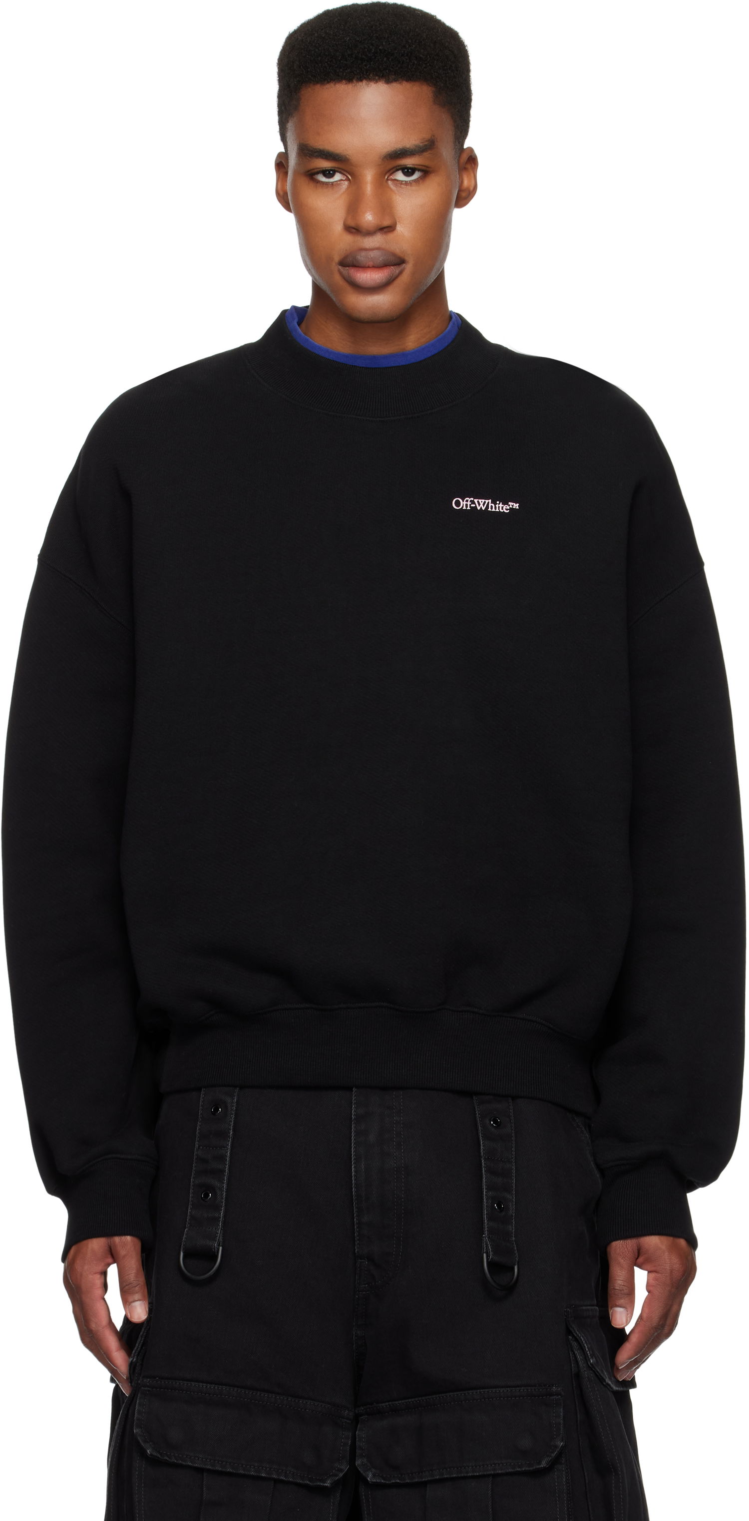 Mikina Off-White Vanish Arrow Over Sweatshirt Čierna | OMBA070F24FLE0011030, 0