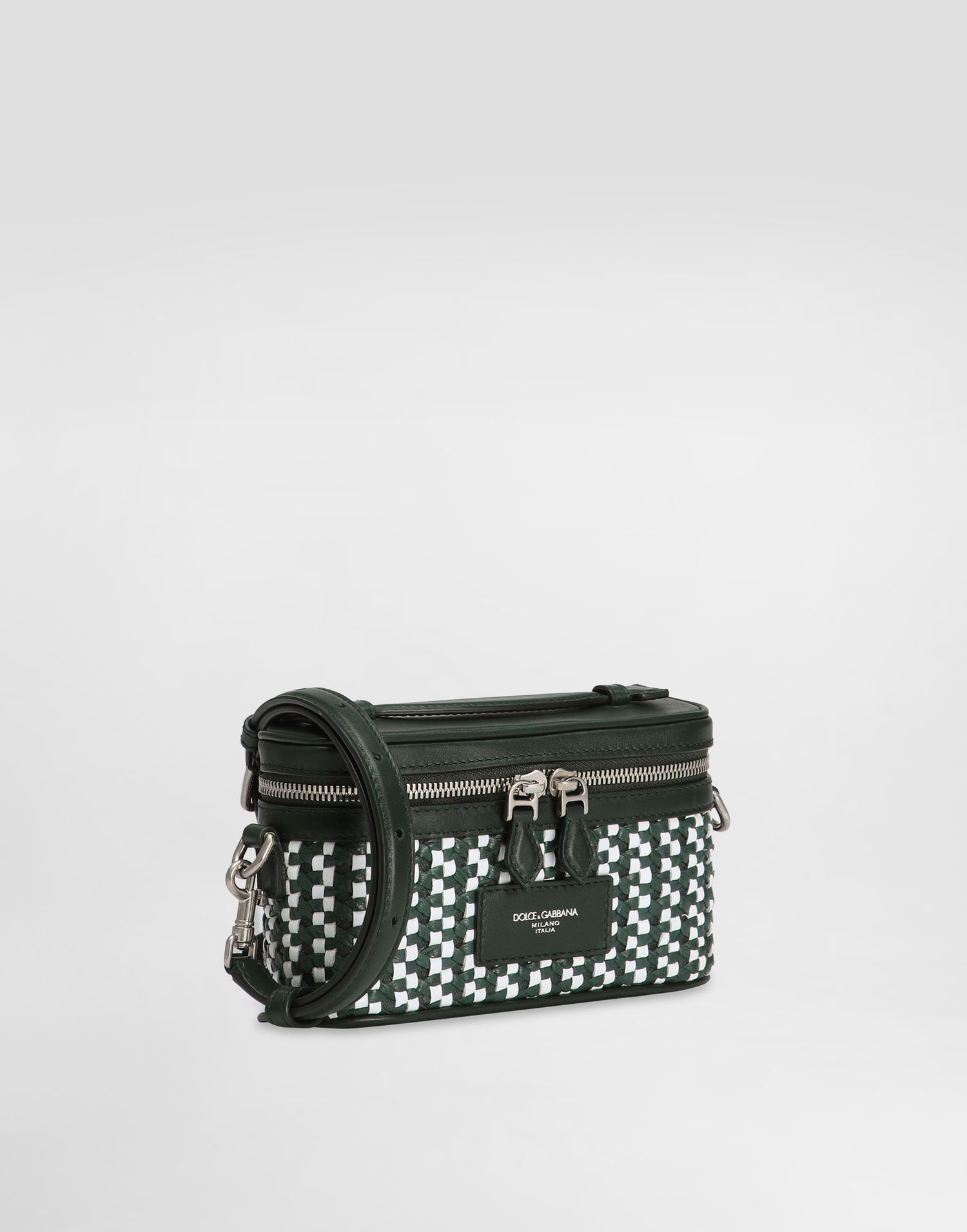 Kabelka Dolce & Gabbana Dolce & Gabbana Atene Woven Leather Minibag Zelené | BP3411A9N798S667, 1