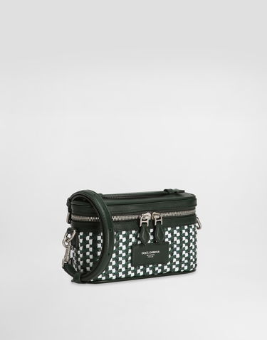 Kabelka Dolce & Gabbana Dolce & Gabbana Atene Woven Leather Minibag Zelené | BP3411A9N798S667, 1