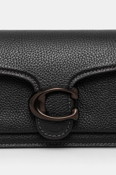 Taška cez rameno Coach Tabby Leather Shoulder Bag Čierna | CY201, 3