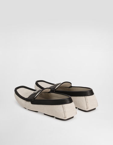 Doplnky Dolce & Gabbana Dolce & Gabbana DG Driver Salt&pepper Loafers Béžová | A50714A9Q938S469, 2