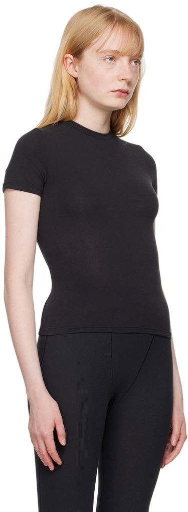 Tričko SKIMS Jersey T-Shirt Čierna | AP-TSH-0638, 3
