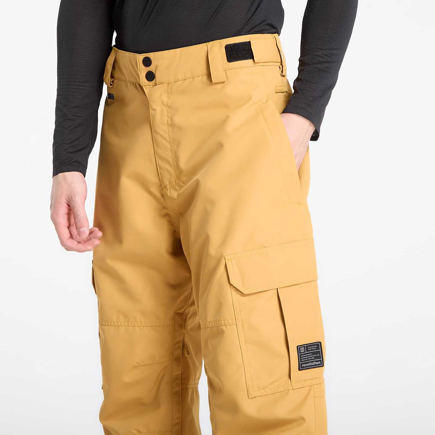 Cargo nohavice Horsefeathers Cargo Snowboard Pants Rowen Žltá | OM316M, 1