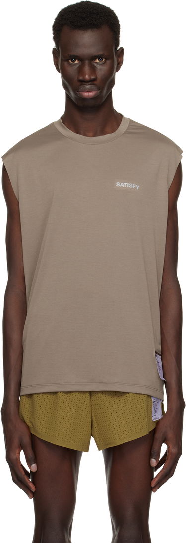 Tielko Satisfy Satisfy AuraLite Muscle Tank Top Hnedá | 11031-FA-SAB, 0