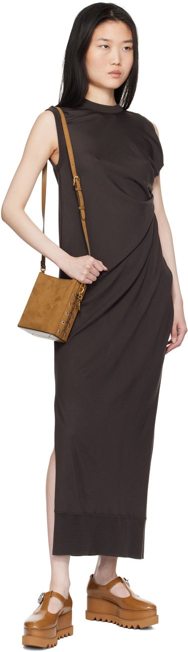 Kabelka Stella McCartney Whipstitched Bucket Bag Hnedá | 7B0093WP0518, 3