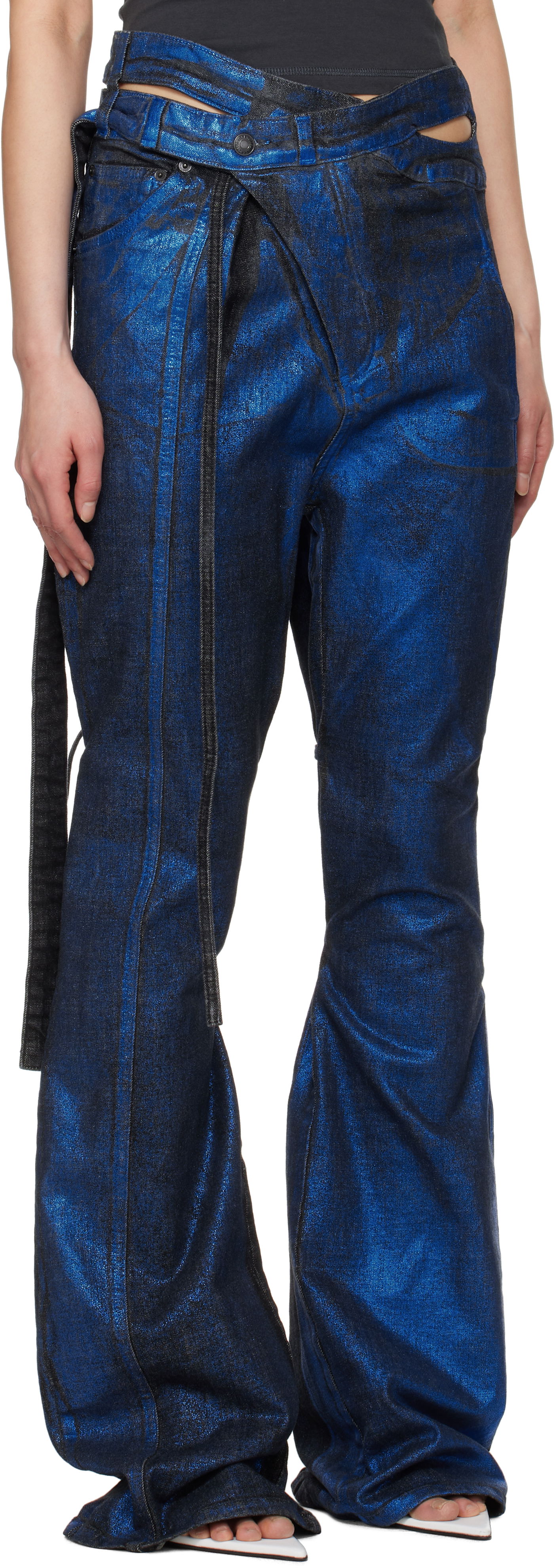 Džínsy Ottolinger Ottolinger Signature Wrap Jeans Modrá | 117-17002E-21, 1