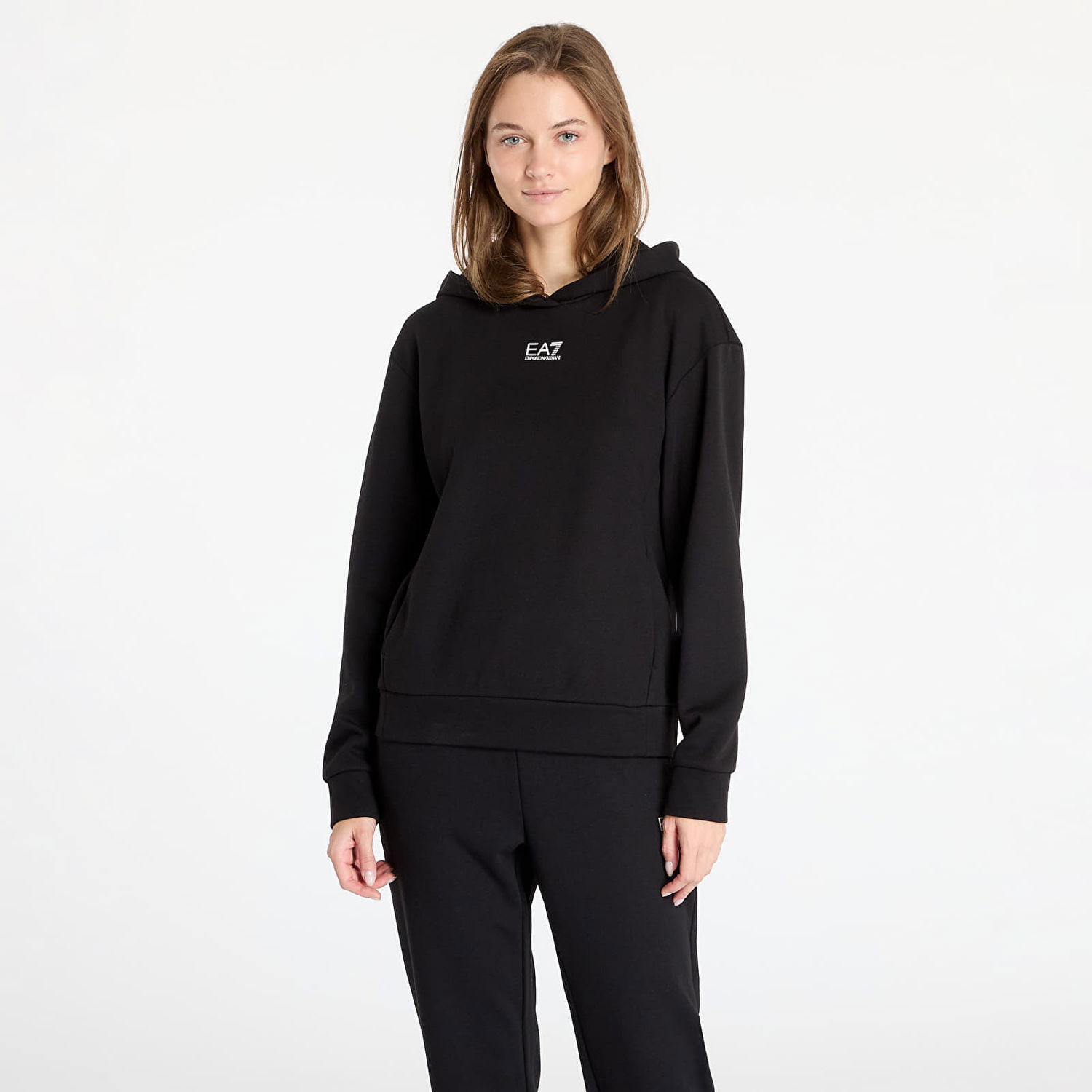 Mikina Emporio Armani Sweatshirt EA7 Sweatshirt Black XS Čierna | 6DTM16TJQLZ1200, 0