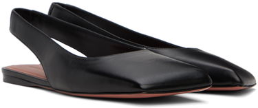 Doplnky Amina Muaddi Amina Muaddi Ane Slingback Ballerina Flats Čierna | ANE SLINGBACK FLAT NAPPA, 3