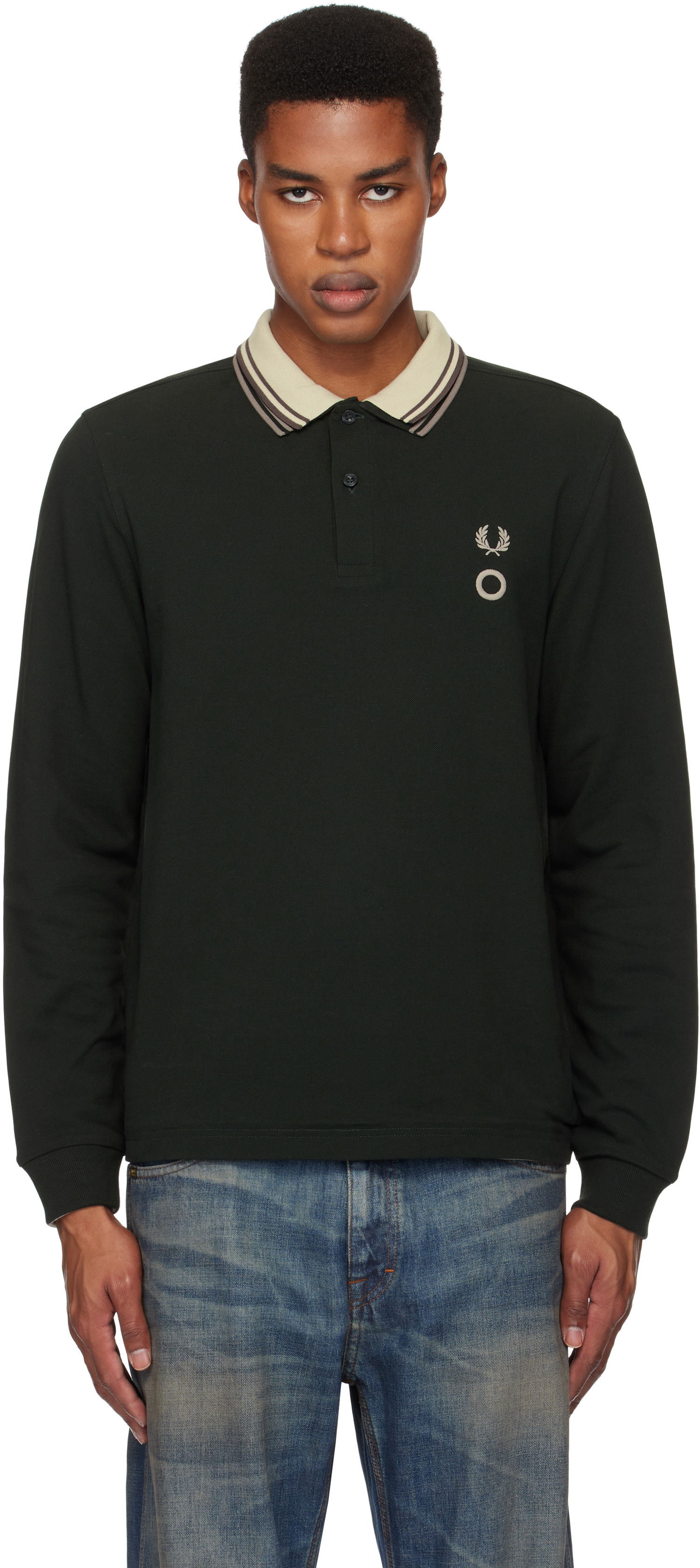 Polo tričko Craig Green Long Sleeve Reversible Polo Čierna | SM8154, 0
