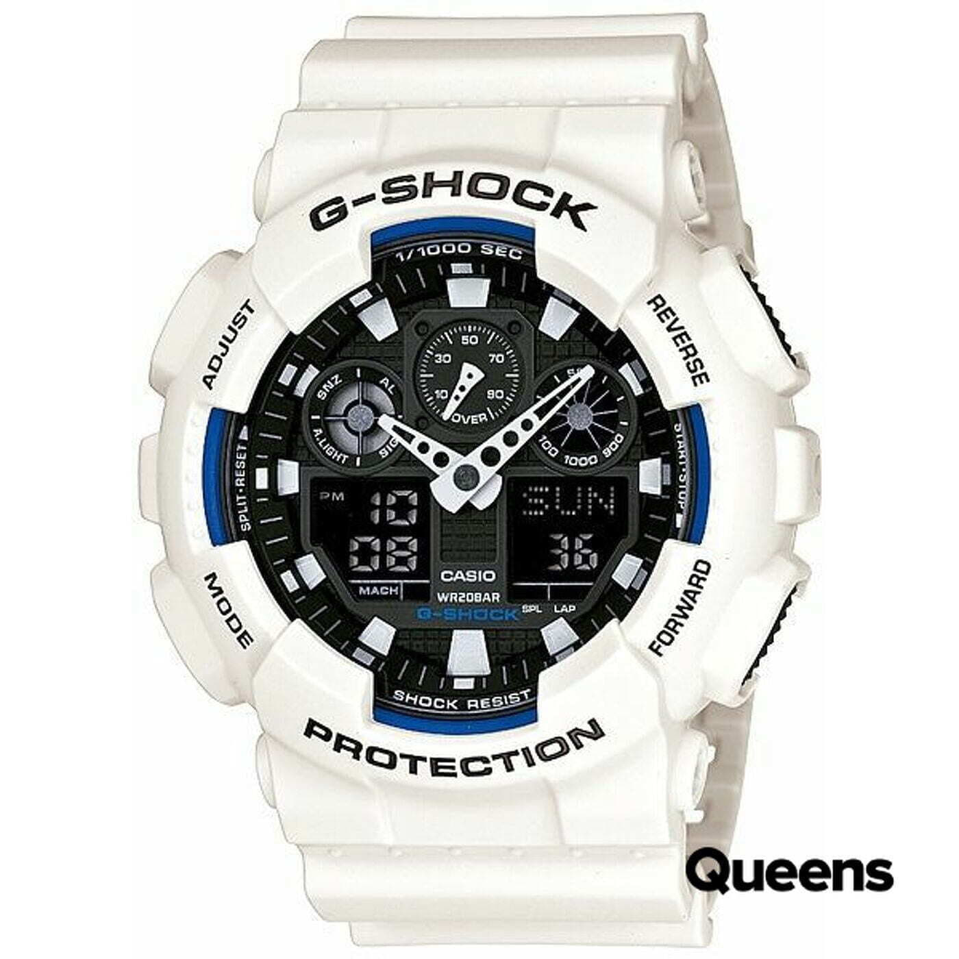 Hodinky CASIO G-Shock Analog-Digital Shock Resistant Watch Biela | CAS000080, 0