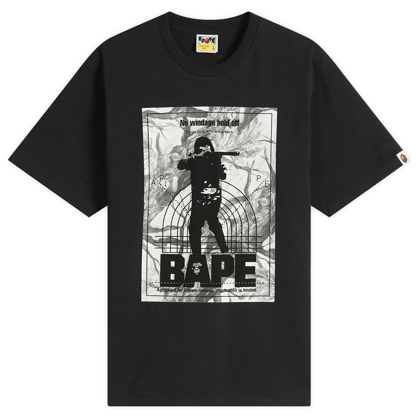 Tričko BAPE Tree Edge Camo Hunting T-Shirt Čierna | 001TEL801033M-BLK