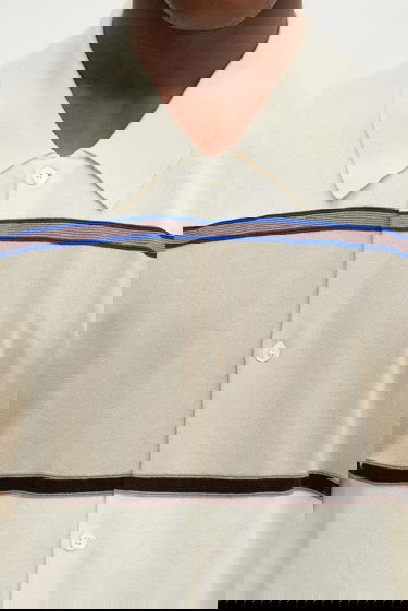 Košeľa Paul Smith Paul Smith Striped Knitted Shirt Biela | M1R.263Z.P02680, 3