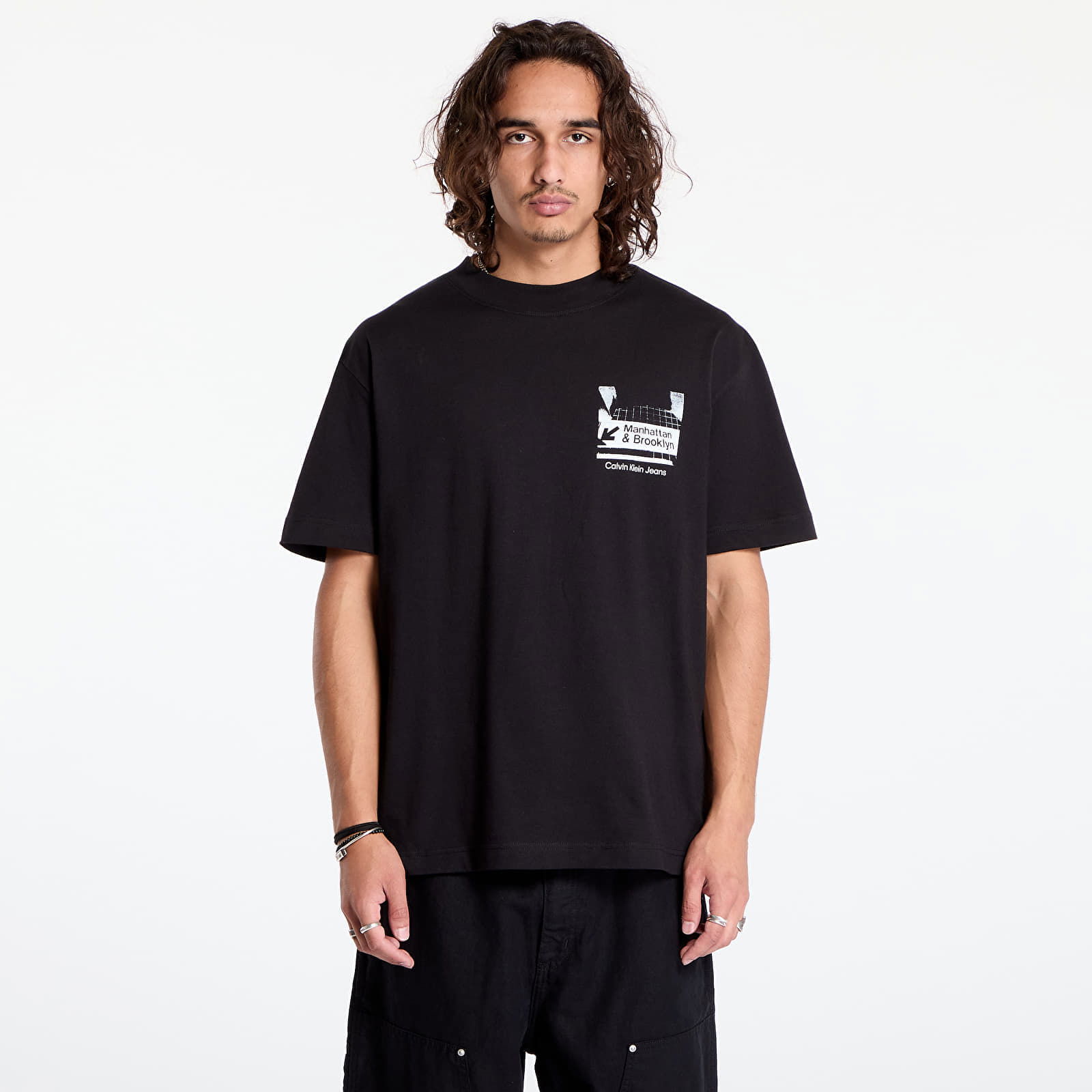 Subway Sign Tee Black