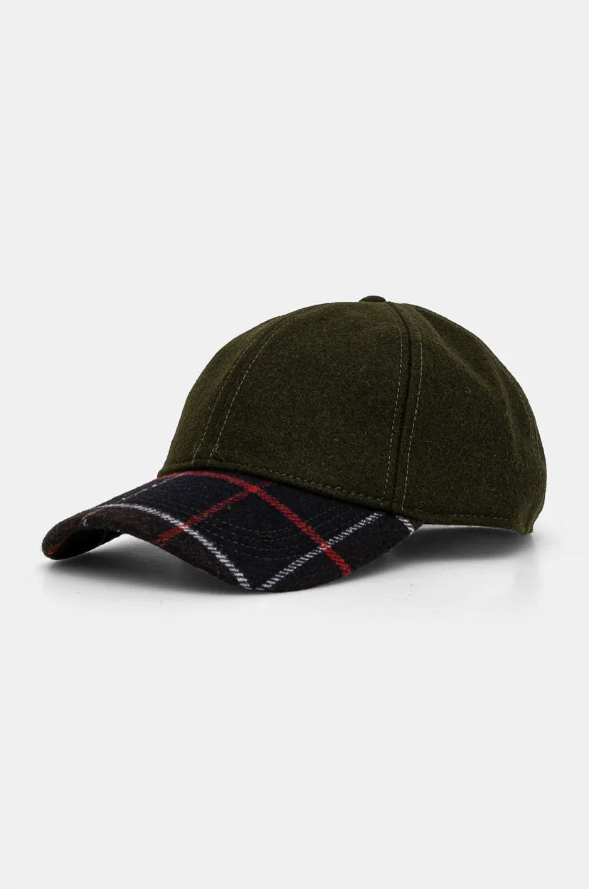 Šiltovka Barbour Barbour Tartan Bill Baseball Cap Zelené | MHA0815