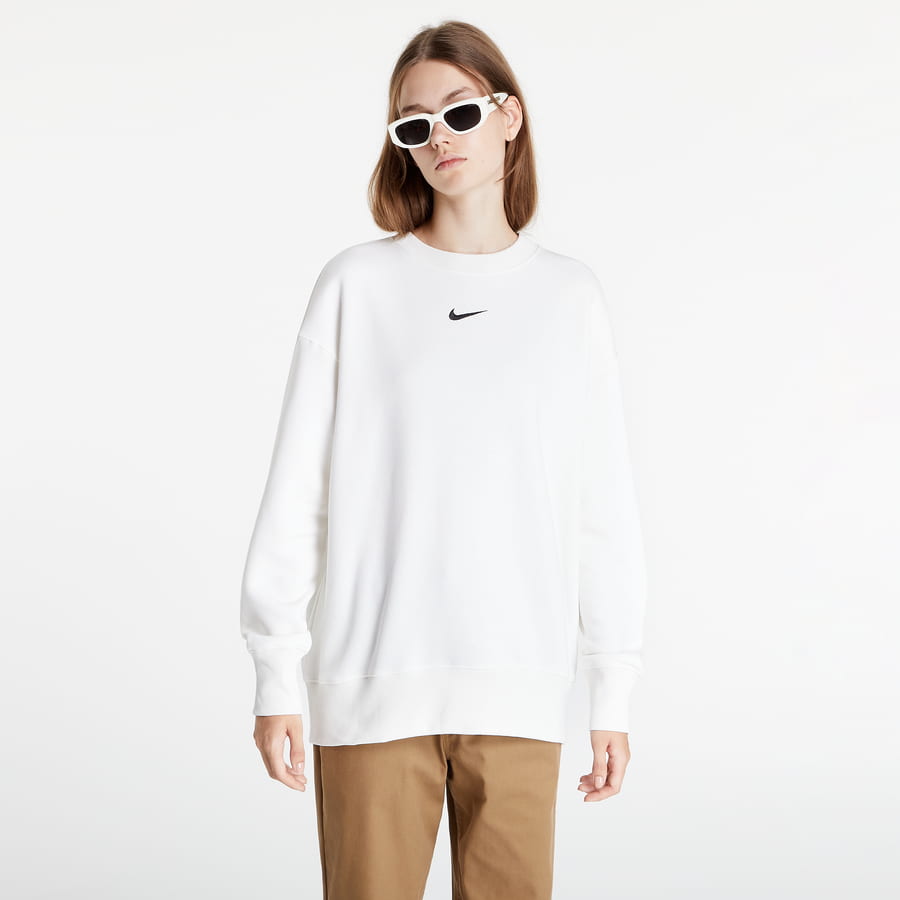 Mikina Nike NSW Phoenix Fleece Oversized Crewneck Biela | DQ5733-133, 0