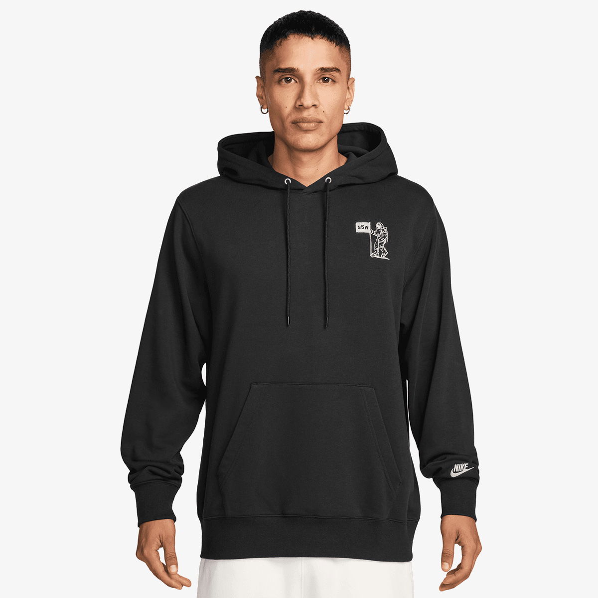 Mikina Nike Men's Graphic Print Hoodie Čierna | HQ8594-010, 0