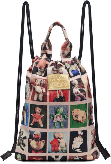 Batoh Vivienne Westwood Vivienne Westwood Teddies Pippa Canvas Drawstring Backpack Ružová | 4A020005U-W016R-, 0