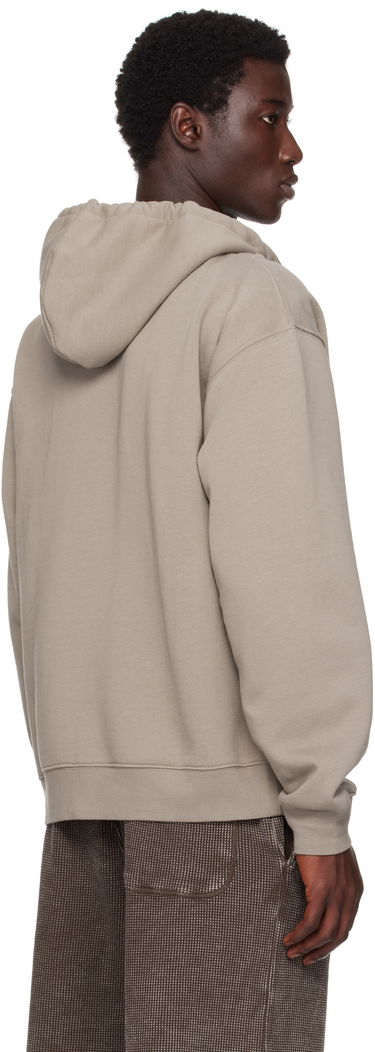 Mikina Dime Dime Cursive Small Logo Zip Hoodie Šedá | DIMESU2549DRI, 2