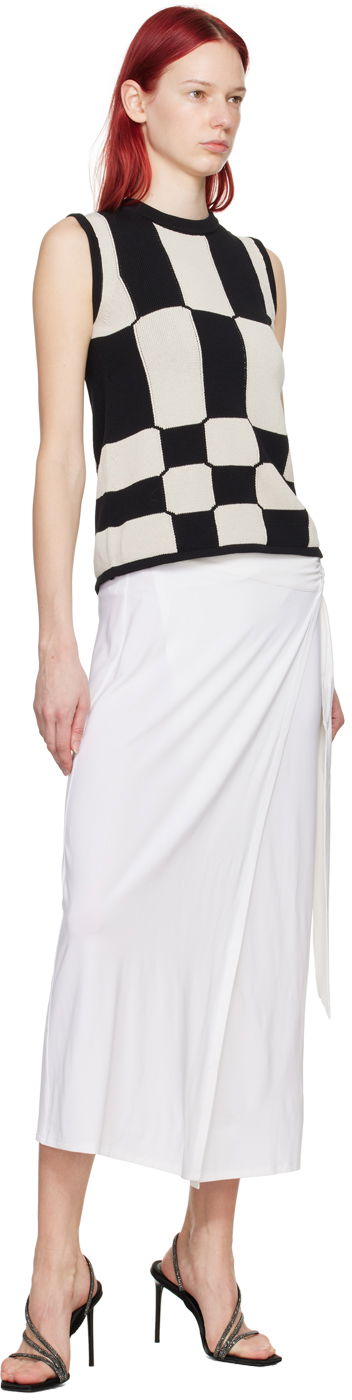Sukňa Max Mara Beato Midi Wrap Skirt with Ring Detail Biela | 2416691069600, 3