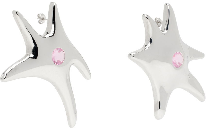 Náušnice Collina Strada Collina Strada Celeste Star Earrings Metalická | XX1061, 1