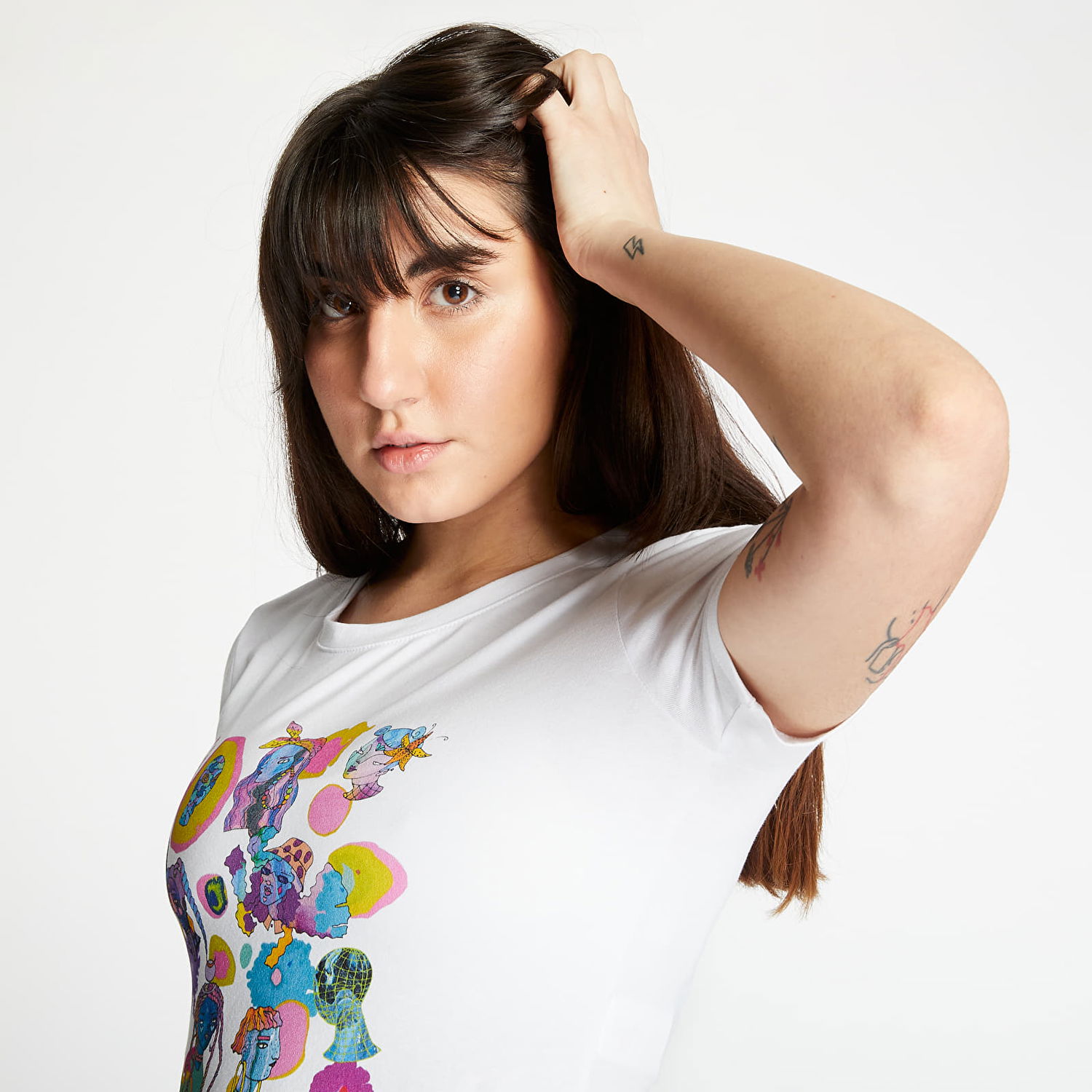 Tričko Footshop Romanian Artist Croptop Biela | FTSHP_65, 1