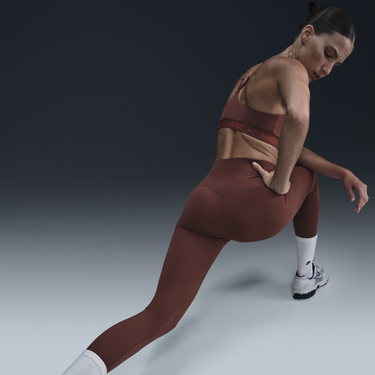 Legíny Nike Nike Zenvy 7/8 High-Waisted Gentle Support Leggings Hnedá | DQ6015-218, 4