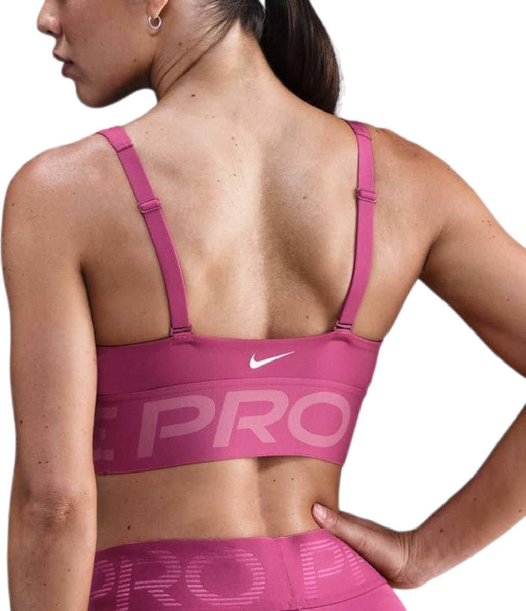 Podprsenka Nike Pro Indy Plunge Medium Support Sports Bra Ružová | hf7324-634, 1