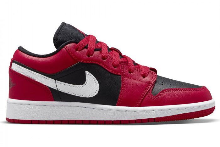 Tenisky a topánky Jordan Air Jordan 1 Low "Black Very Berry" GS Červená | 553560-061, 0