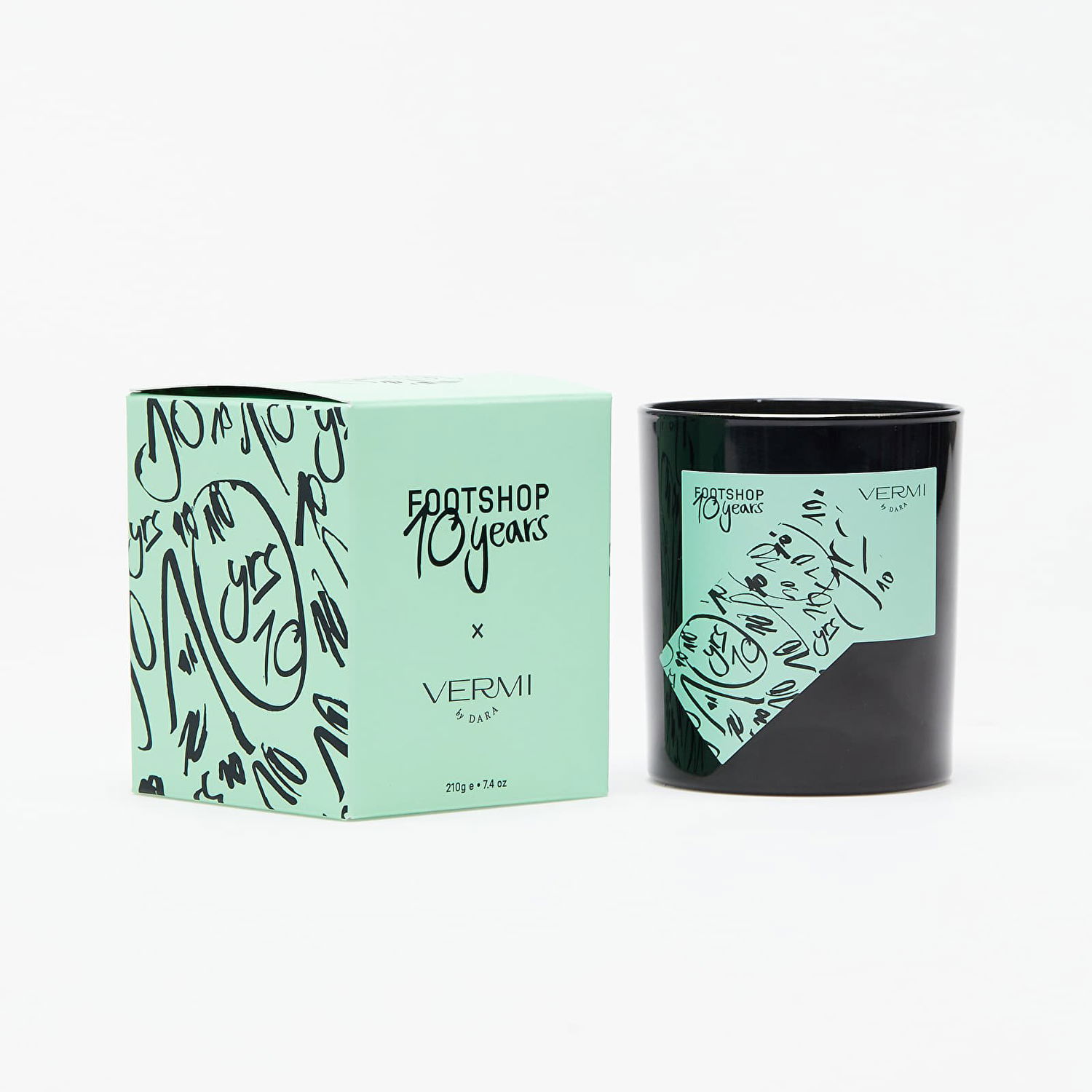 Sviečka Footshop Footshop 10 Years x VERMI by Dara Candle Čierna | FTSHP_159, 1