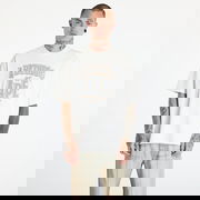 A BATHING APE Crack Print Pattern Logo Relaxed Fit Tee White