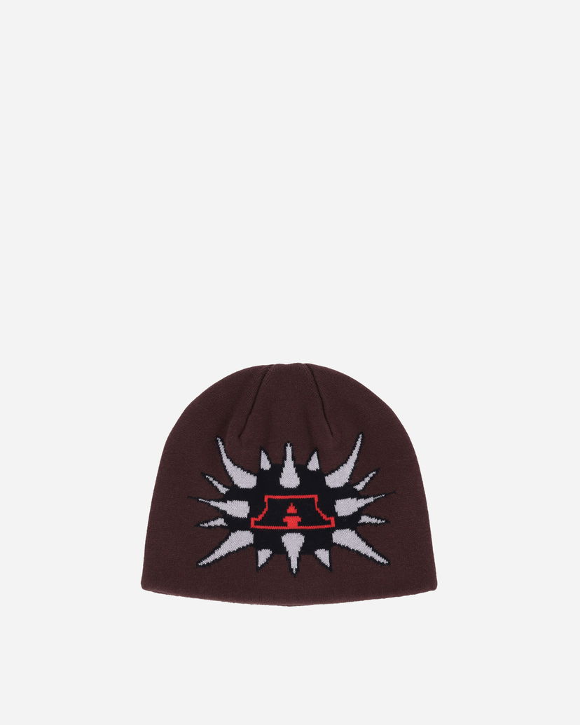 Kulicha Awake NY Spike Skully Beanie Brown Hnedá | AWK-FW24-HT003 BRN