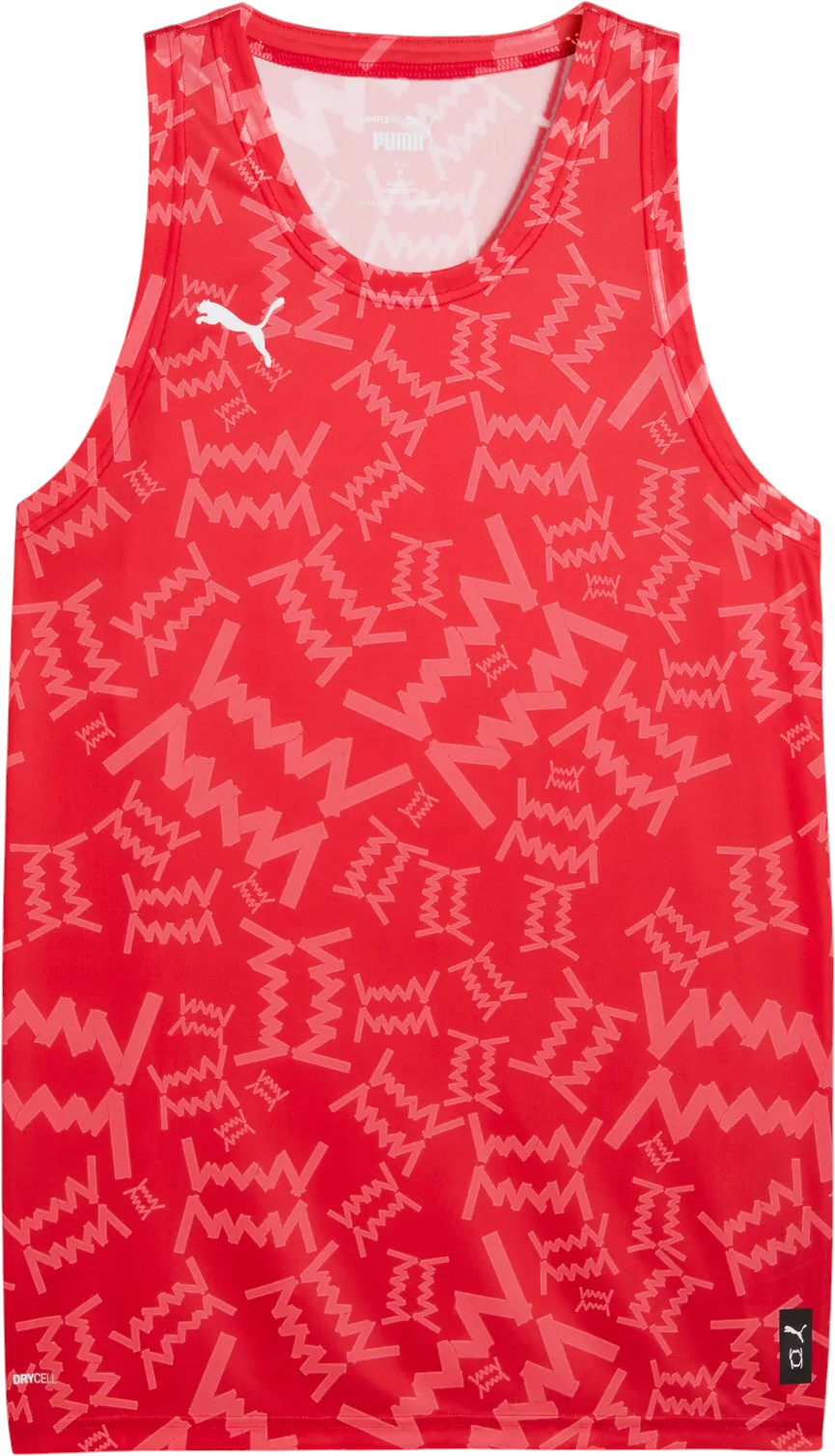 Dres Puma Teamjaws Graphic Jersey Tank Top Červená | 688203-03, 0