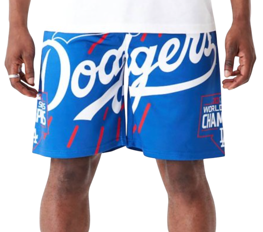 Šortky New Era LA Dodgers Script Graphic Shorts Modrá | 60502688-60502688, 0
