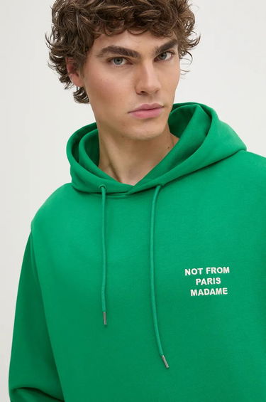 Mikina Drôle de Monsieur Hoodie With Print Zelené | E.HO162.CO127.GN, 0