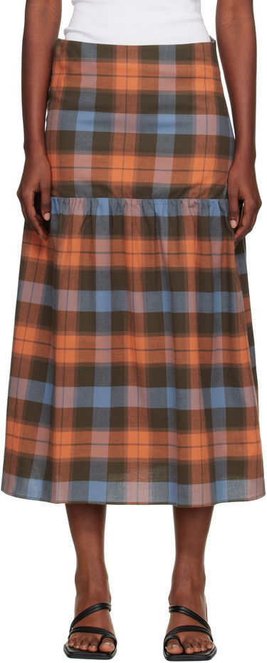 Sukňa Baserange Baserange Garlin Plaid Maxi Skirt Rôznofarebný | SSGA-OC-AU25, 0