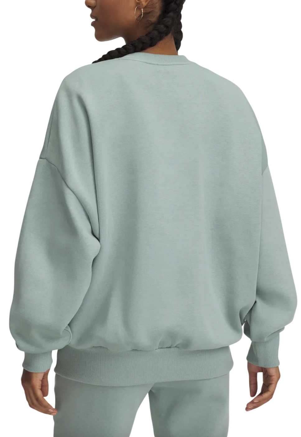 Mikina Under Armour Under Armour Rival Fleece OS Crew Sweatshirt Zelené | 1386463-348, 1