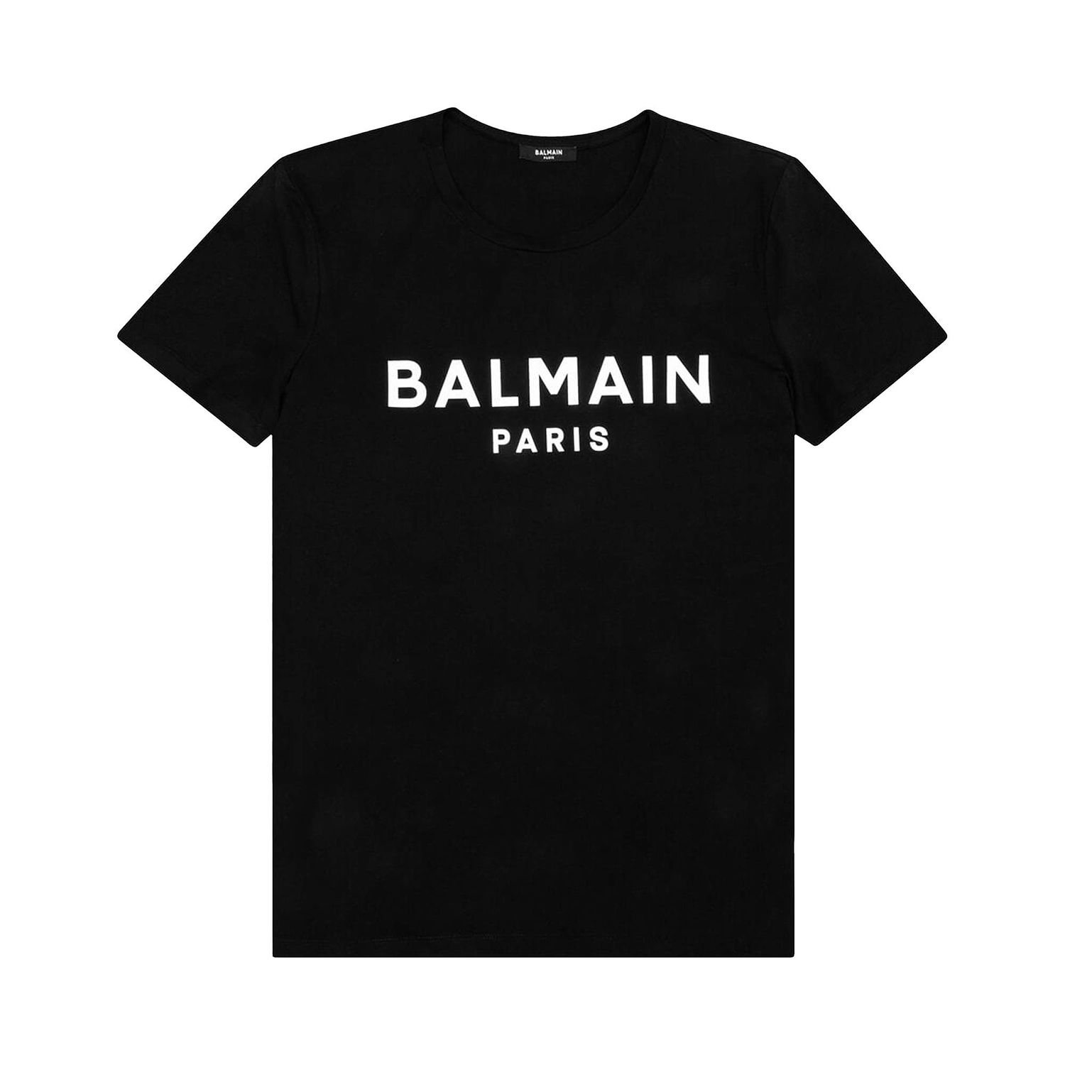 Tričko Balmain Printed T-Shirt Čierna | XH1EF000BB23 EAB NOIR, 1
