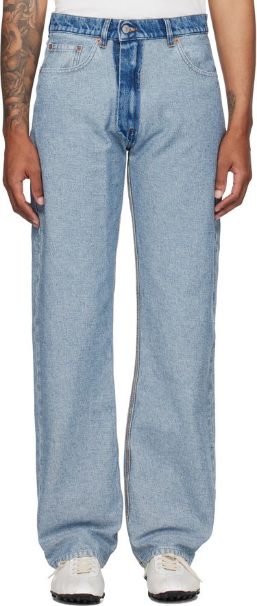 Džínsy Maison Margiela MM6 Maison Margiela Straight-Leg Jeans Modrá | SH0LA0026 M30018, 0