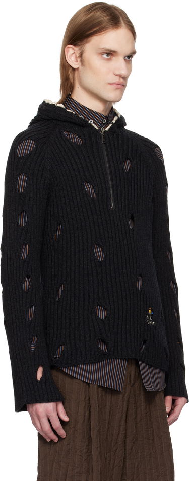 Sveter Vivienne Westwood Vivienne Westwood Slash Hoodie Čierna | 38030051-Y003H-, 1