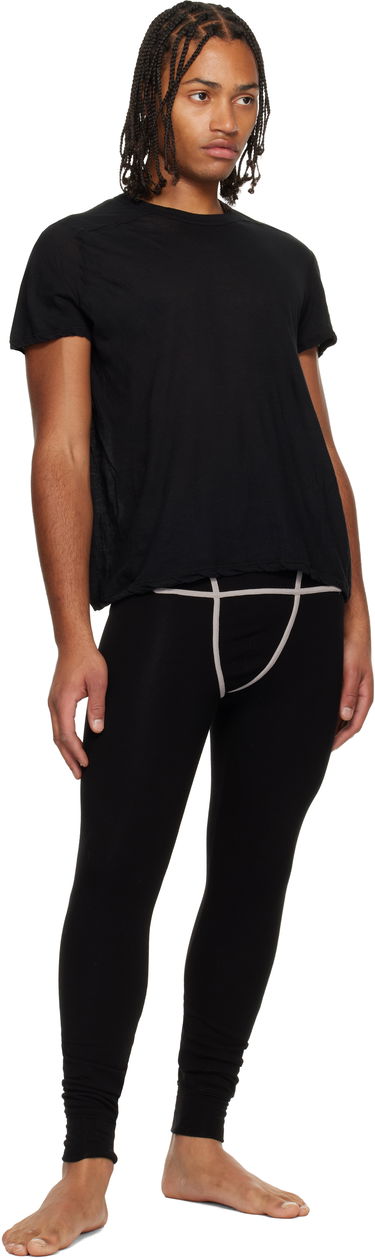 Legíny Rick Owens Rick Owens Concordians Thermal Leggings with Grey Pentagram Outline Čierna | RR02E1304 JPTET2, 3
