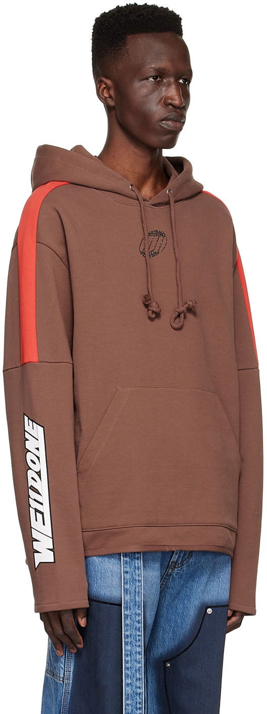 Mikina We11done We11done Cotton Hoodie Hnedá | WD-TH1-22-556-U-BR, 1