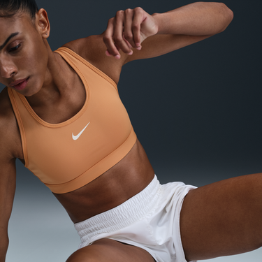 Podprsenka Nike Nike Swoosh Medium-Support Padded Sports Bra Oranžová | DX6821-856, 2