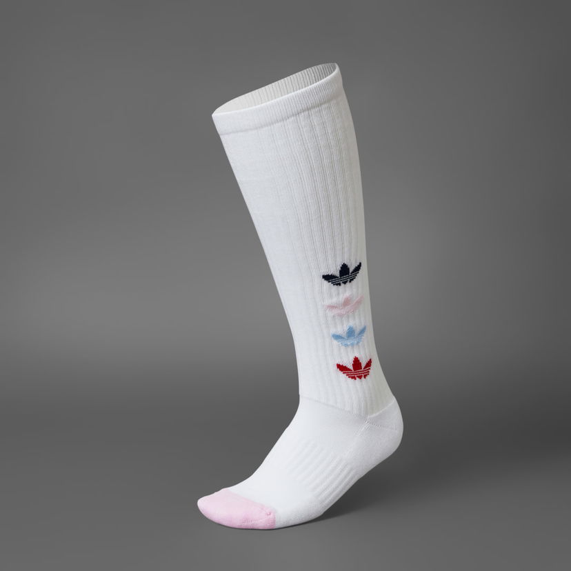 Ponožky adidas Originals Originals Trefoil Knee-High Golf Socks Biela | JD7091