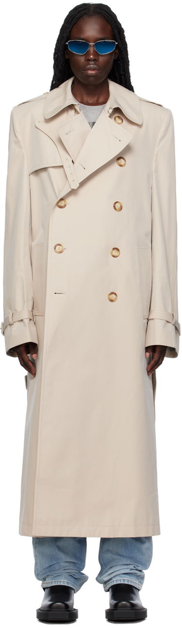 Trenčkot VETEMENTS VTMNTS Tailored Trench Coat Béžová | VL18CO300W, 0